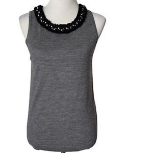 Ann Taylor Pearl Merino Wool Sweater Tank